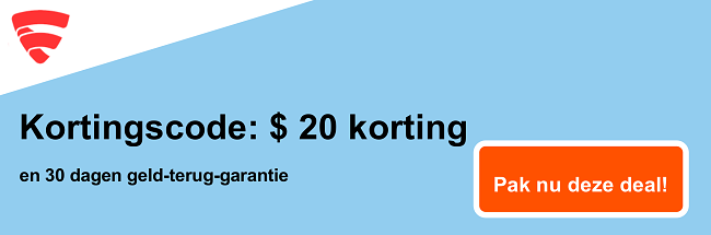 FSecureFreedome-coupon - $ 20 korting