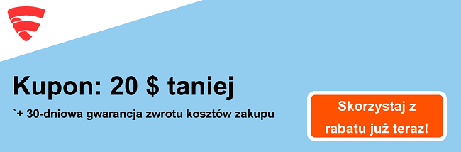 Kupon FSecureFreedome - 20 USD zniżki