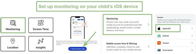 Set up iOS monitoring for Bark