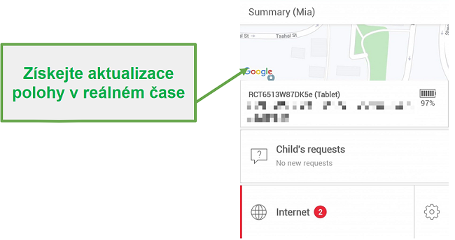 Monitorování Safe Kids v reálném čase v reálném čase