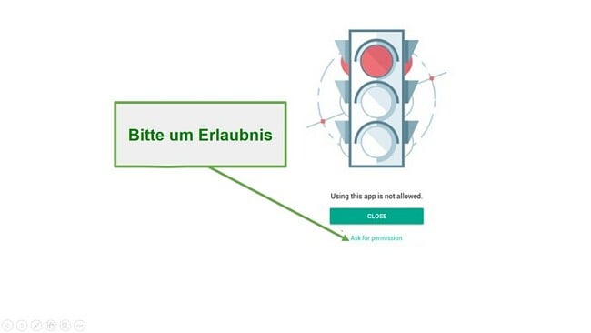 Safe Kids bittet um Erlaubnis