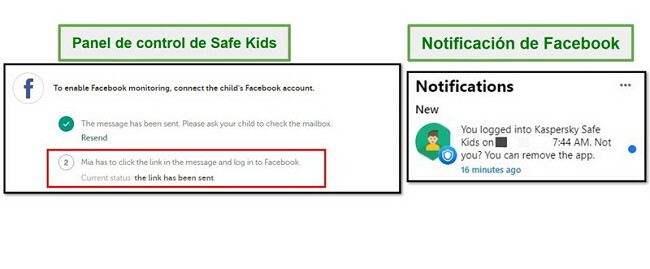 Niños seguros Facebook