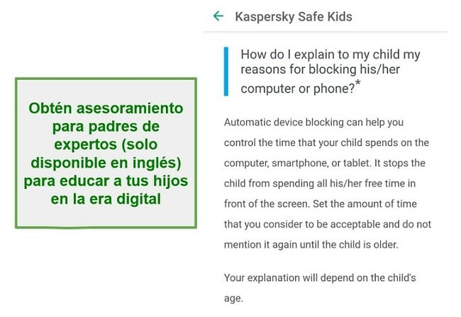 Consejos para padres de Safe Kids