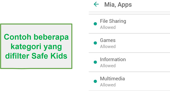 Kategori Filter Anak Aman