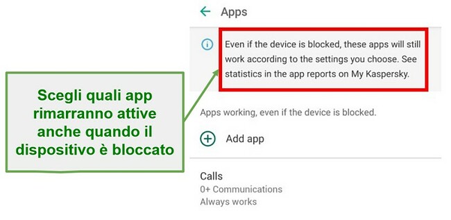 Controllo sicuro delle app per bambini