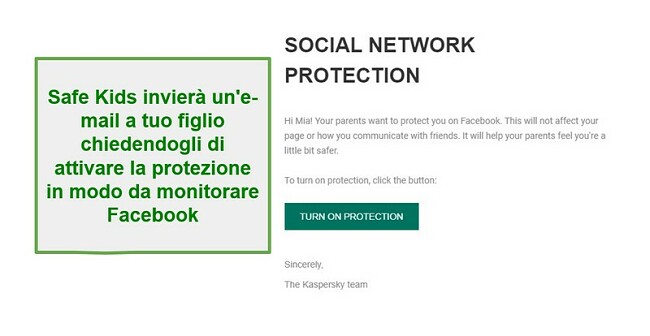 Monitoraggio dei social network di Safe Kids