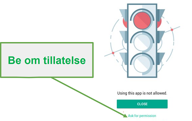 Safe Kids ber om tillatelse