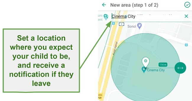 Safe Kids Geofence