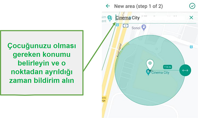 Geofence Güvenli Çocuklar