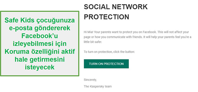 Safe Kids sosyal medya izleme