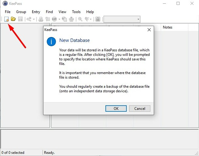 CREATING NEW DATABASE