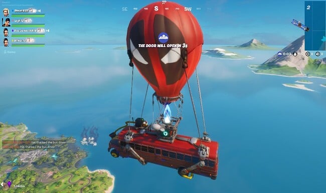 Fortnite Battle-bussen