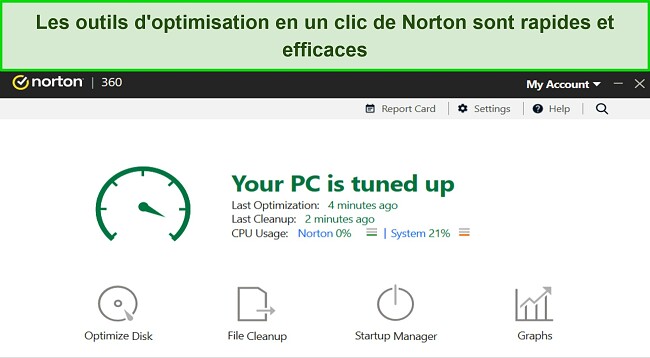 Norton review propose des outils d optimisation