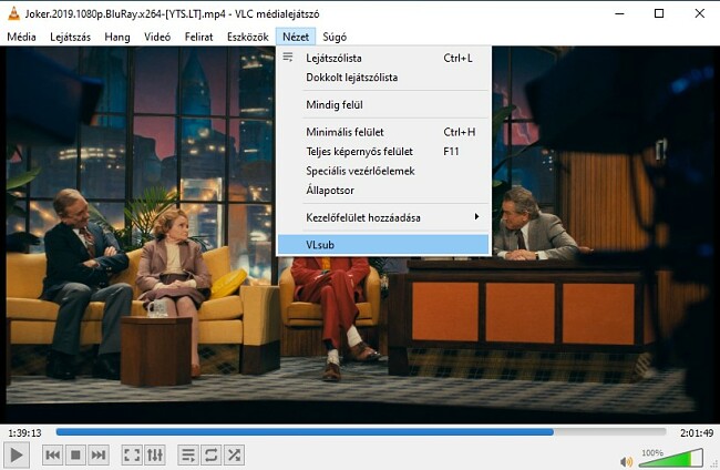 Letöltés Felirat VLC