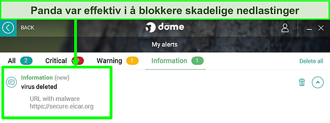 Skjermbilde av Panda 