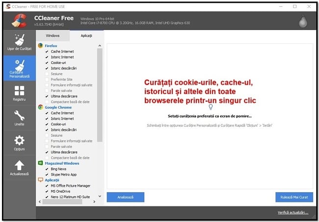 Curățați-vă computerul cu CCleaner