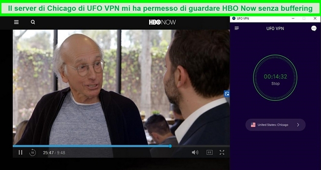Frena il tuo entusiasmo giocando su HBO Now mentre sei connesso al server di Chicago US di UFO VPN