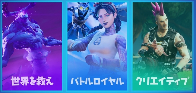 Fortniteゲームモード