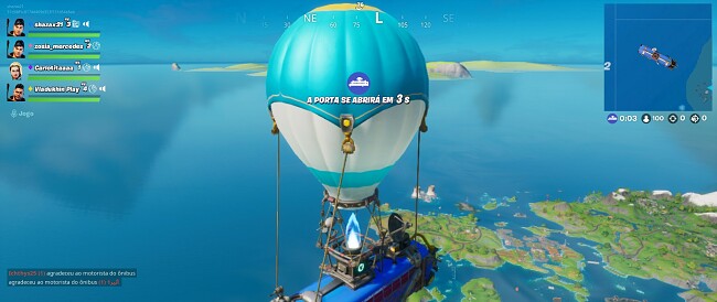 O Battle Bus do Fortnite