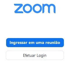 Zoom da página de login