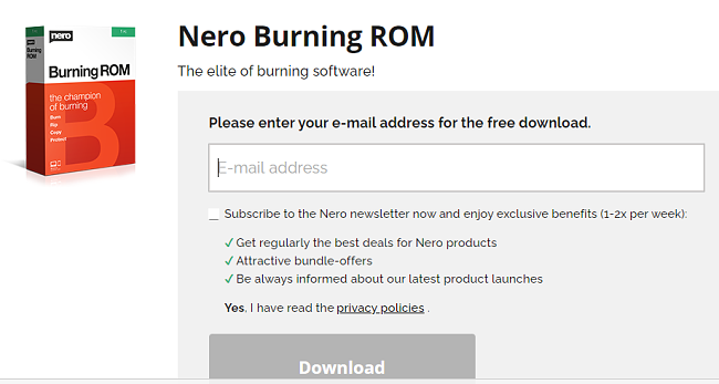 Download Nero Burning ROM2