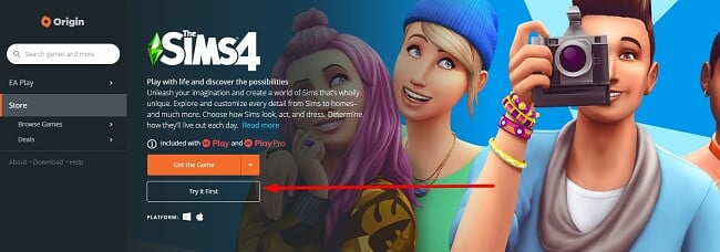 sims 4 free online no download