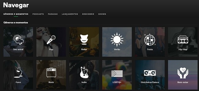 Spotify Browse