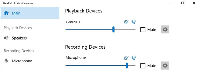 Realtek Audio Console