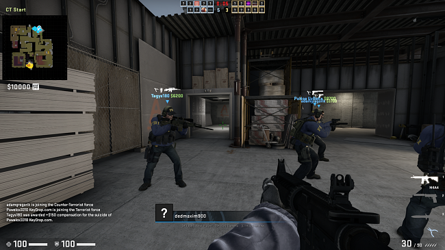 CSGO First person shooter