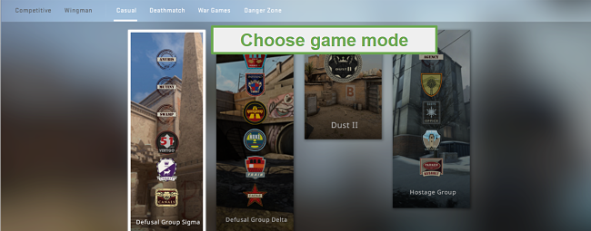 CS:GO Game Modes