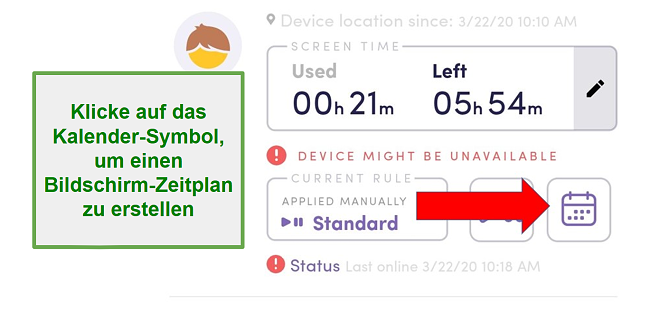 Net Nanny Zeitplan erstellen