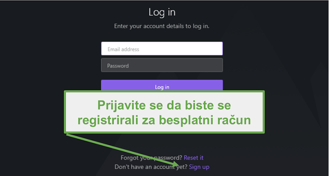 Izrada vašeg NordLocker računa