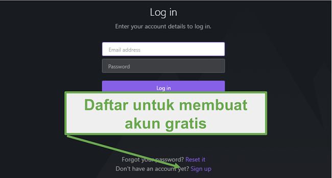 Membuat Akun NordLocker Anda