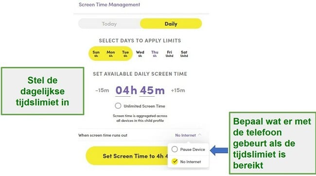 Net Nanny Screen Time Management