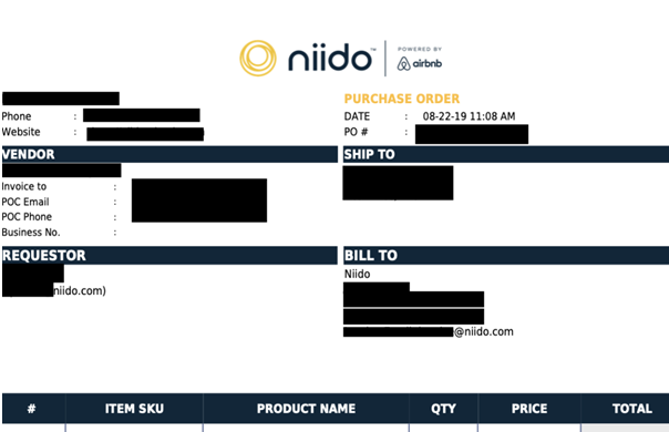 Screenshot of open bucket Niido PDF files