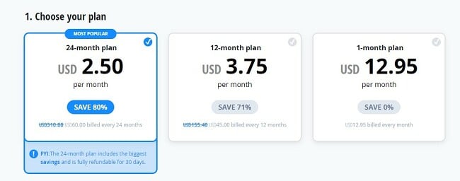 vyprVPN plans