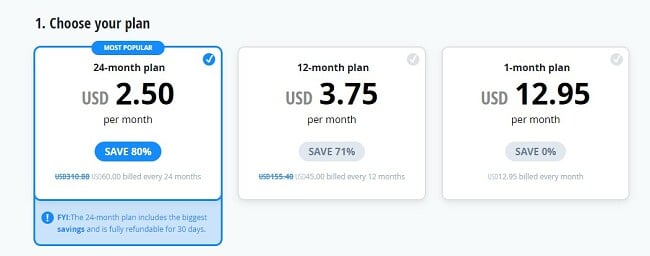 vyprVPN plans