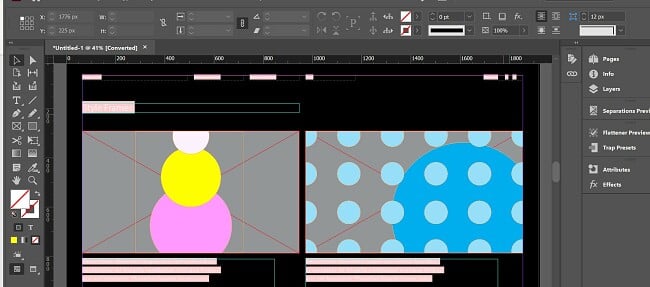 Adding sections with InDesign