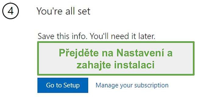 Přejděte na nastavení projektu.