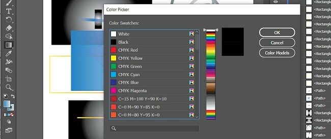 Color swatches - Illustrator