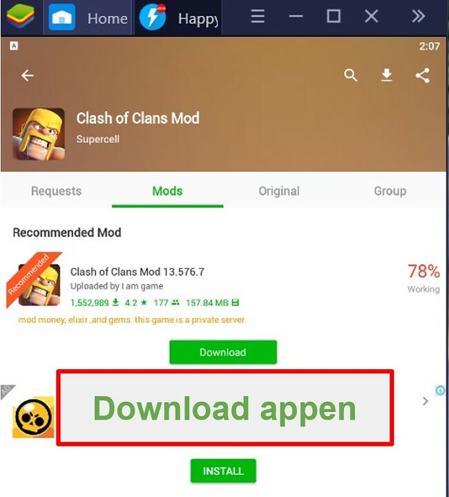 HappyMod Download gratis 2021 Seneste version