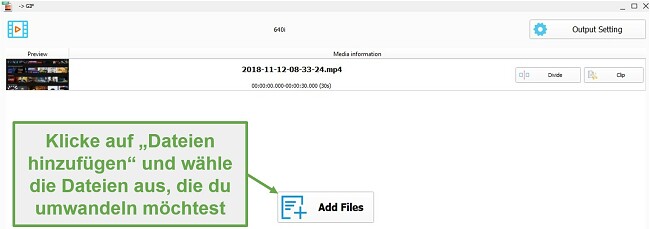 Dateien hinzufügen