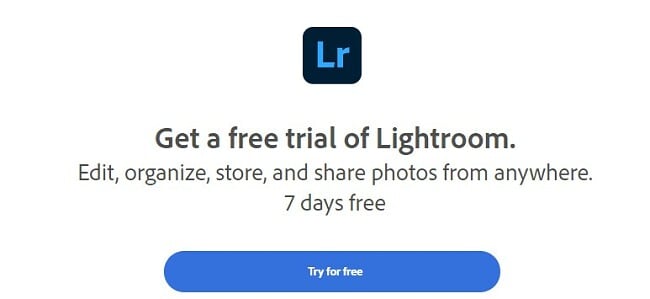 ดาวน์โหลด Lightroom ฟรี