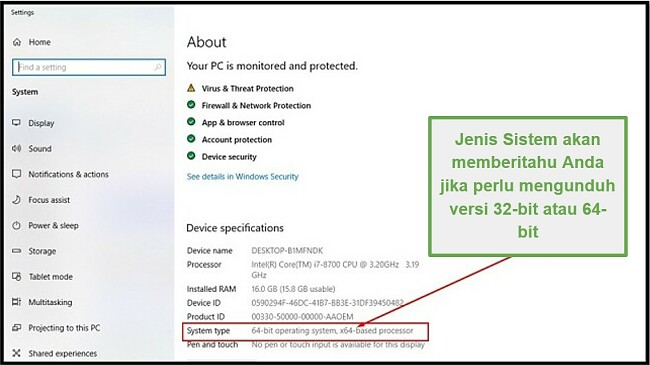 Jenis Sistem Windows