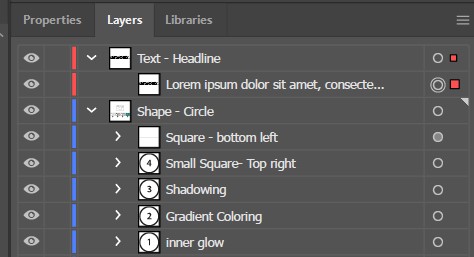 Calques dans Illustrator