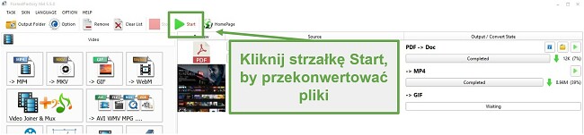 Skonwertuj pliki