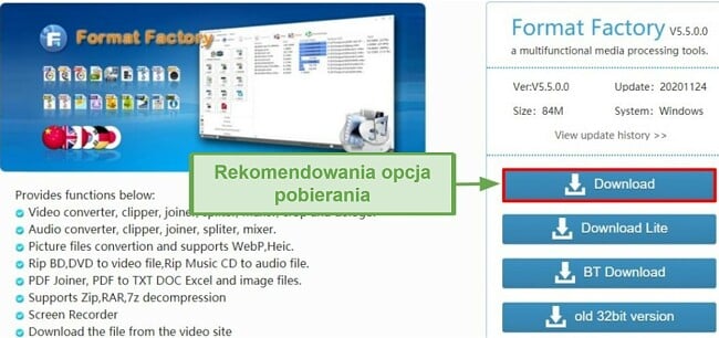 Pobierz fabrykę formatów