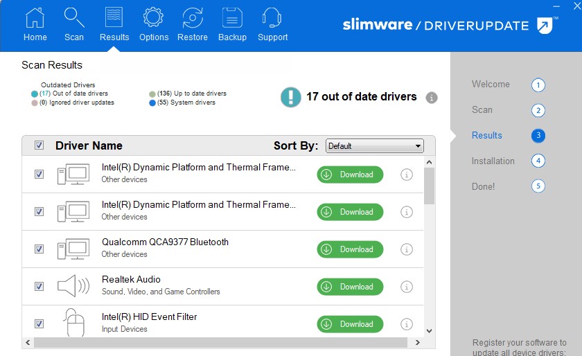 DriverUpdate (SlimDrivers) Latest Version 2021 - Free Download and Review