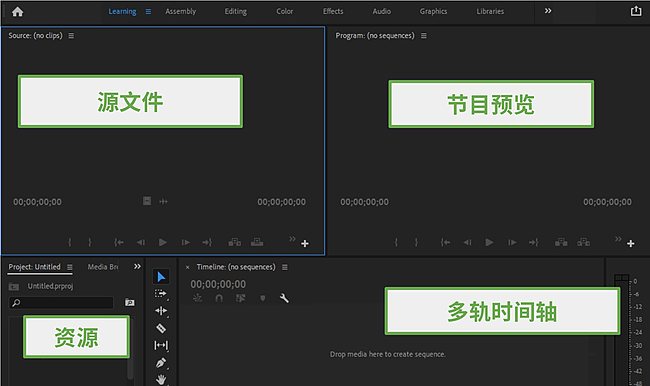 Premiere Pro 界面