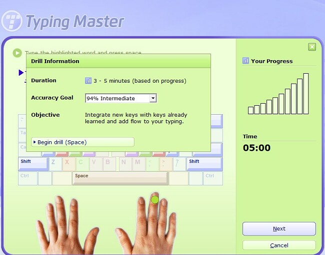 TypeMaster activity 